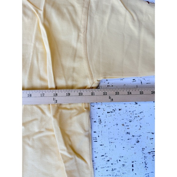 VTG Pivot Rules Men's Golf Polo Shirt Yellow Short Sleeve Size M Classic Style - Picture 5 of 7